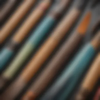 Illustration of various types of longboard fins highlighting their unique characteristics