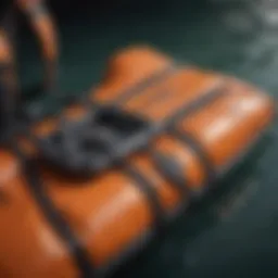 Diagram of pull to inflate mechanism