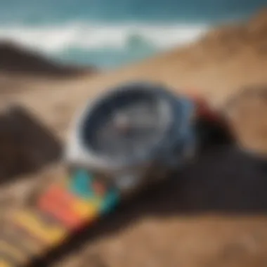 Colorful Rip Curl watch band for a vibrant look