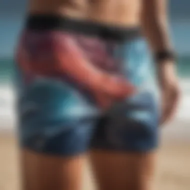 Vibrant Wave Design on Quiksilver Everyday Volley Shorts