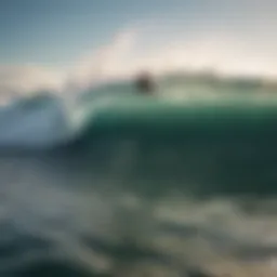 Dynamic wave patterns in a coastal environment