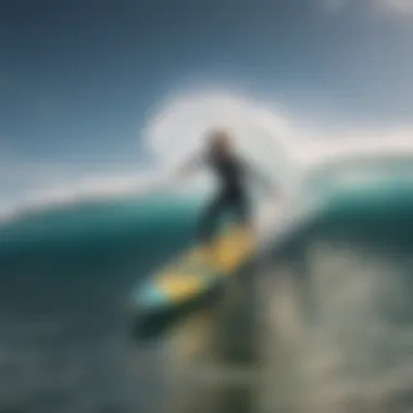 Wave Interaction with Specialized Surfboard